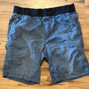 Prana Chambray Blue Shorts